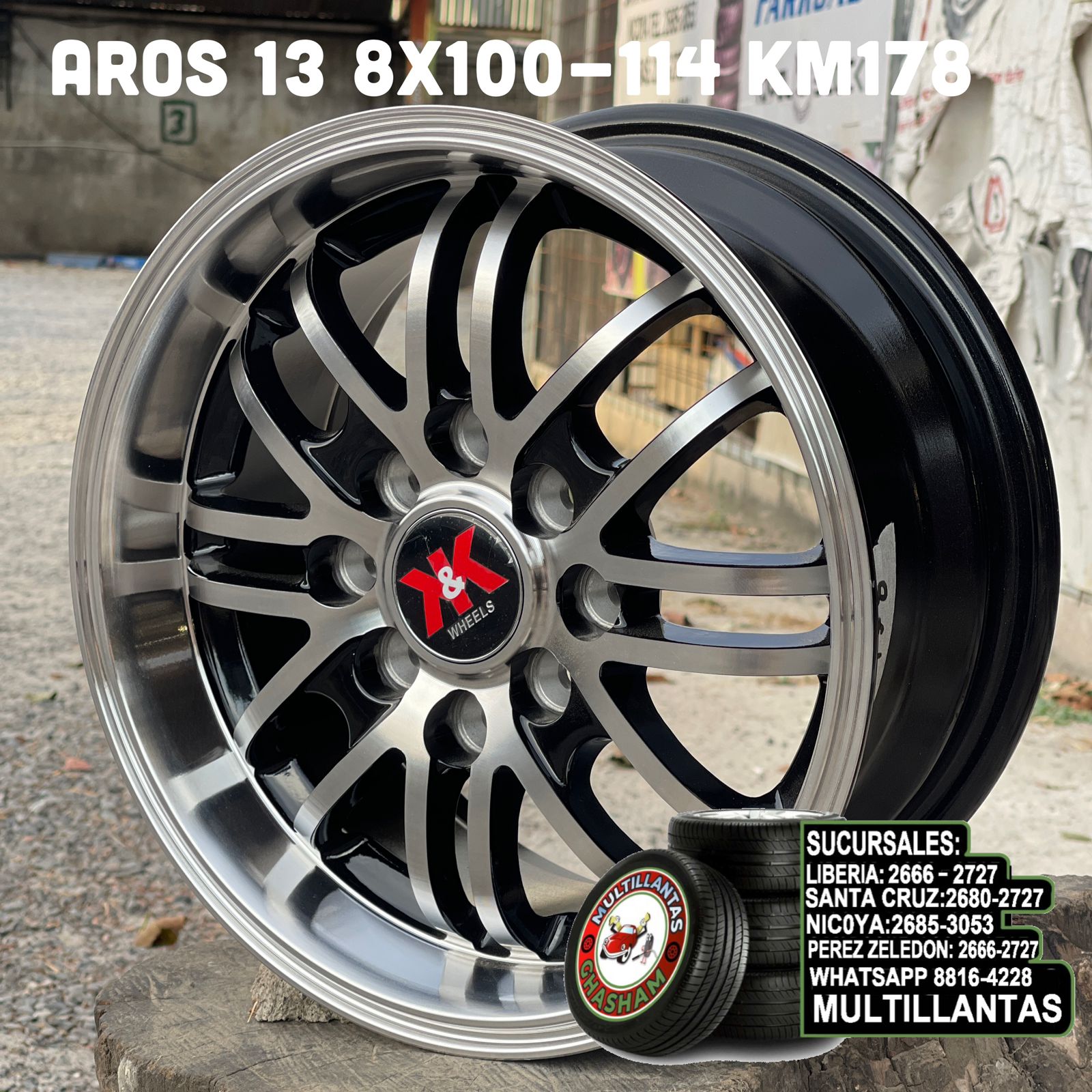 AROS # 13 8X100-114 BMF KM178